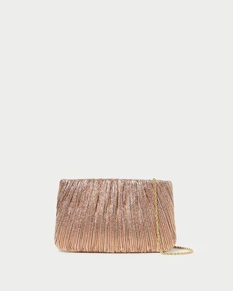 Brit Dune Flat Pleated Clutch