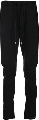 Drawstring Tapered Track Pants-AC