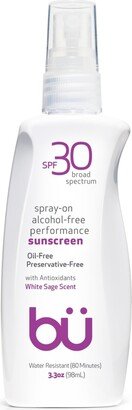 Spf 30 Ultrafine WOWmist Sunscreen - White Sage 3.3oz