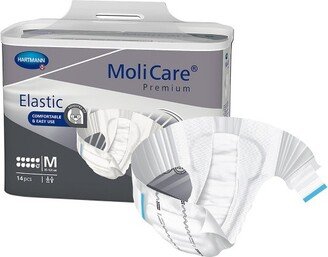 MoliCare Premium Incontinence Brief, 10D Heavy Absorbency, Unisex, Medium, 14 Count, 1 Pack