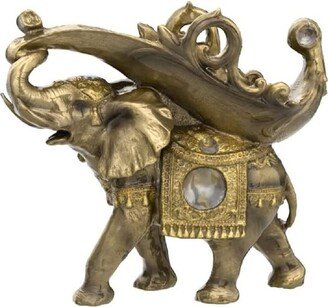 Thai Elephant Decorative Wine Bottle Holder Wine Rest Statue Home Decor Wine Rack Display Home Decor Perfect Gift for House Warming, Holiday