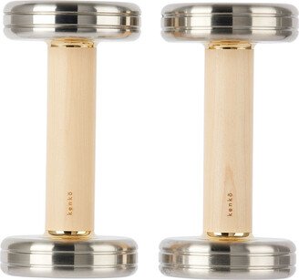 kenko Silver Maple Dumbbells, 6 lb