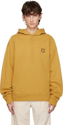 Yellow Bold Fox Head Hoodie