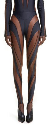 Illusion Spiral Stirrup Leggings