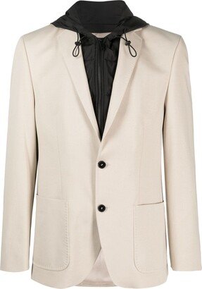 Loft single-breasted blazer-AA