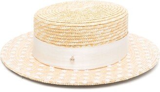 Kiki straw canotier hat