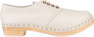 Lace-up Shoes Beige-AC