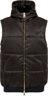 Logo-Embroidered Padded Vest