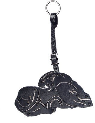 Panther Leather Bag Charm-AC