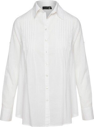 Conquista White Cotton Shirt