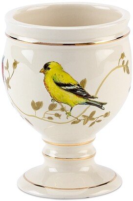 Gilded Birds Gold-Accent Ceramic Tumbler