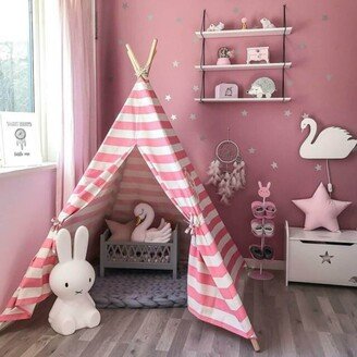 Teepee Tent for Children with Carry Case Indoor & Outdoor Playing