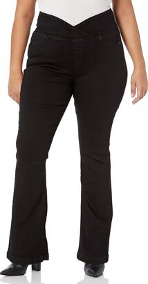 City Chic Women's Apparel City Chic Plus Size Jegging Violet in Black