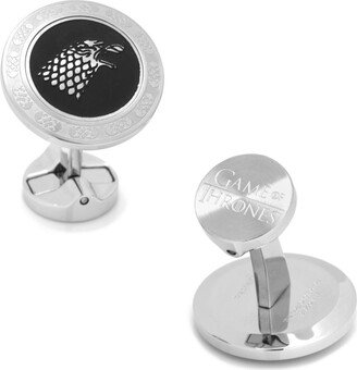 Stark Filigree Stainless Steel Cufflinks