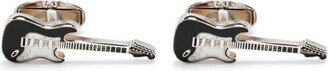 Guitar enameled cufflinks