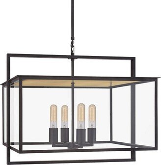 Visual Comfort Signature Halle Outdoor Wide Pendant Light