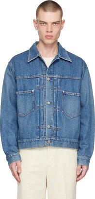 The Letters Blue Work Tuck Denim Jacket