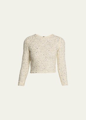 Delaina Embellished Crop Top