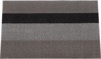 Chilewich Bold Stripe Doormat Silver