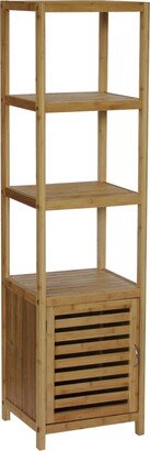 Bamboo Natural Spa 5 shelf Tower/Cabinet