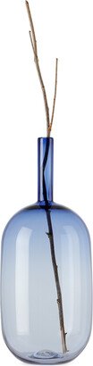 Nate Cotterman Blue Shoulder Vase