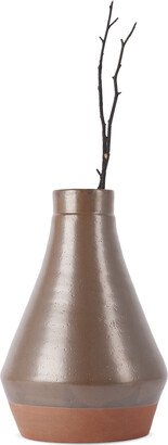 Perla Valtierra Brown Tikal Mediano Vase