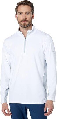Gamer 1/4 Zip (Bright White) Men's Clothing