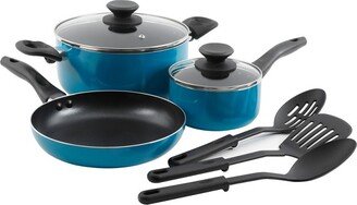 Palmer 8 Piece Cookware Set in Turquoise