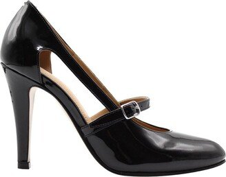 Cut-Out Detailed Buckle Fastened Pumps