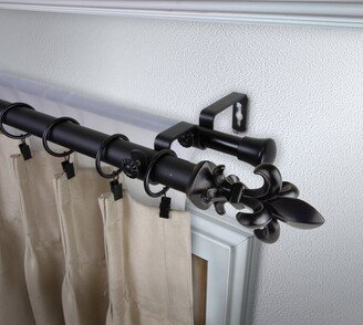 InStyleDesign Easton 1 inch Diameter Adjustable Double Curtain Rod