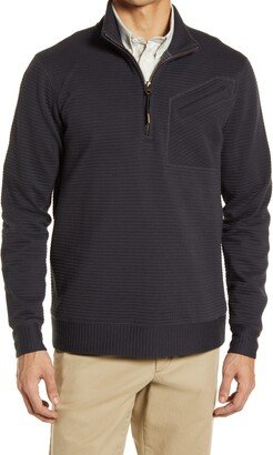 Double Knit Half-Zip Pullover-AA