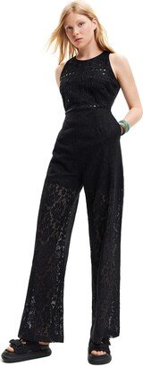 Women's Regular Woman Knit Overall Trousers