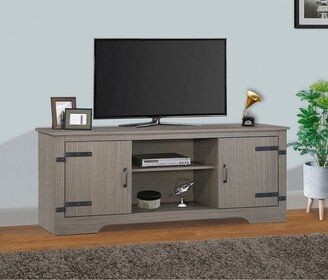 Saint Birch Wood Grain TV Stand, Walnut