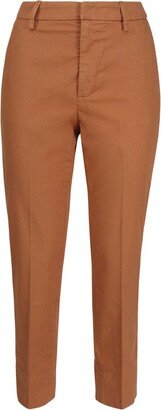 Mid-Rise Cropped Trousers-AA