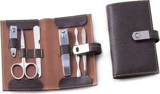 6-Piece Manicure Set in Leather Case-AA