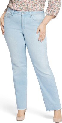 Plus Size Mid Rise Relaxed Straight Jeans