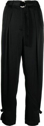 Belted Tapered Trousers-AA