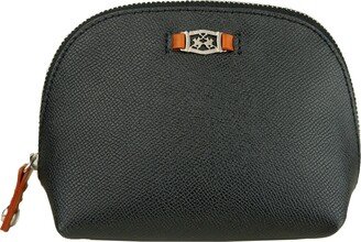 Black Leather Di Calfskin Leather Women's Accessory