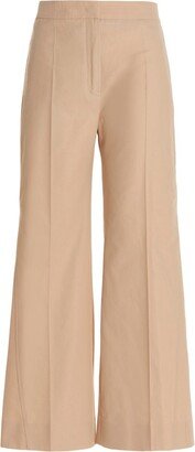 Wide-Leg Pocketed Trousers