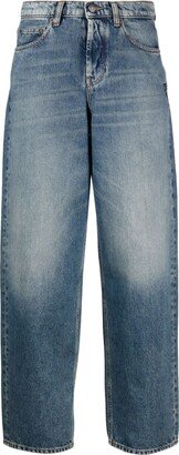 Wide-Leg High-Rise Denim