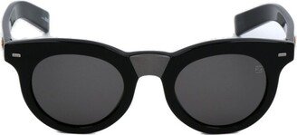 Round-Frame Sunglasses-AO