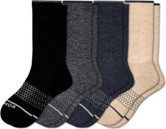 Women's Merino Wool Blend Calf Sock 4-Pack - Mixed - Small