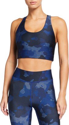 Camo Stripe Hi-Shine Sports Bra