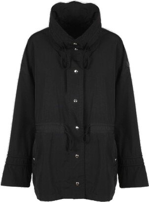 Button Detailed Long-Sleeved Jacket-AB