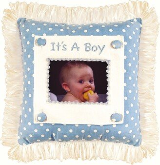 Boy Picture Decor Decoration Throw Pillow for Sofa Couch or Bed