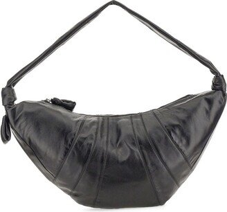 Large Croissant Zipped Shoulder Bag