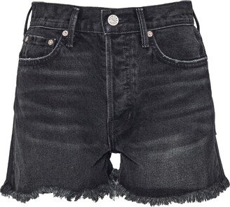 Noend Denim Muse Denim Shorts In Shadow