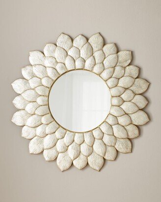 Petal Capiz Mirror