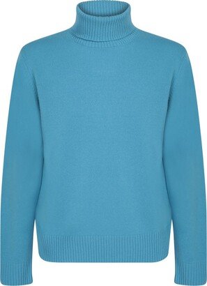 Roll-Neck Long Sleeved Knitted Jumper-AA