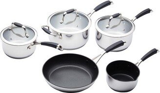 5 Piece Deluxe Stainless Steel Cookware Set